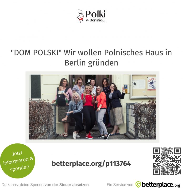 Pomóż nam stworzyć DOM POLSKI w Berlinie